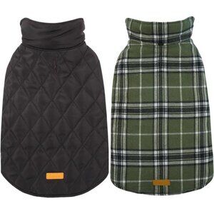 Warm Dog Coat, Waterproof Dog Coats for X-Small Dogs, Adjustable Durable